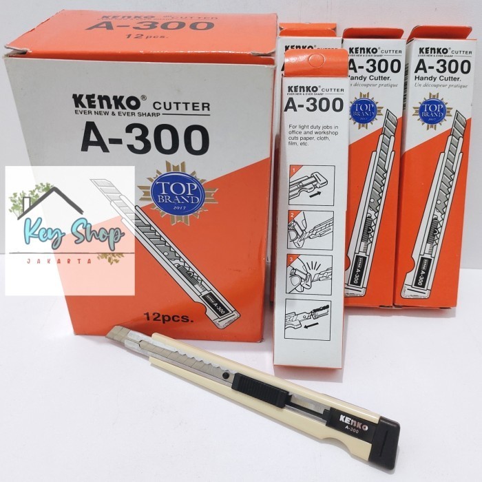 

PISAU CUTTER KENKO BESAR L-500 ASLI 100% PEMOTONG KERTAS HARGA 1 PCS