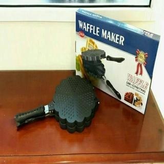 Baru Cetakan Kue Waffel Maker, Bapel, Wafel, Waffle Wafle ( Tanpa Listrik ) Ready Stock