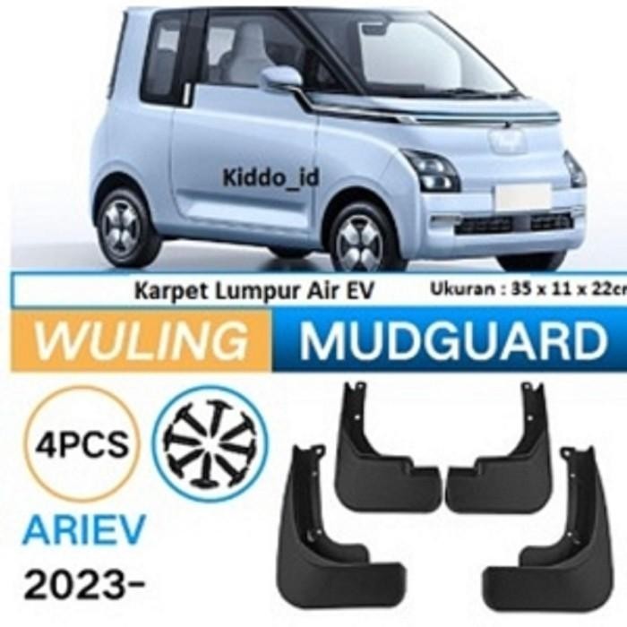 Mudguard Wuling AIR EV Original karpet lumpur Wuling Mini AIR EV Premium Original