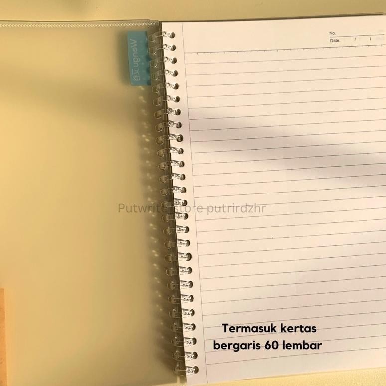 

Sale! Binder ring A5 B5 dilipat 360 minimalist free kertas Termurah