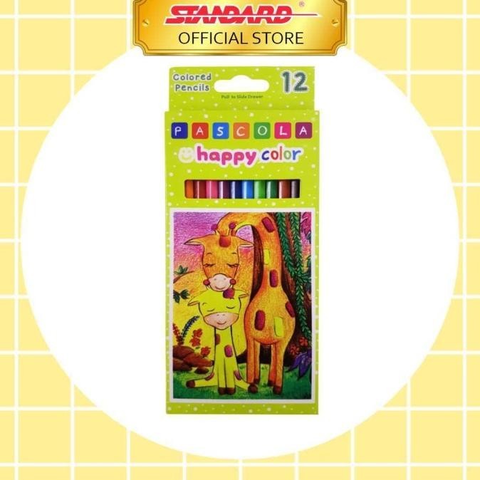 

New! PASCOLA HAPPY COLOR PENCIL 12 L / SET ~