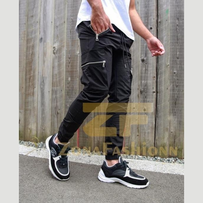 Big Sale Celana joger pria list army-joger army-jogger pants ,.