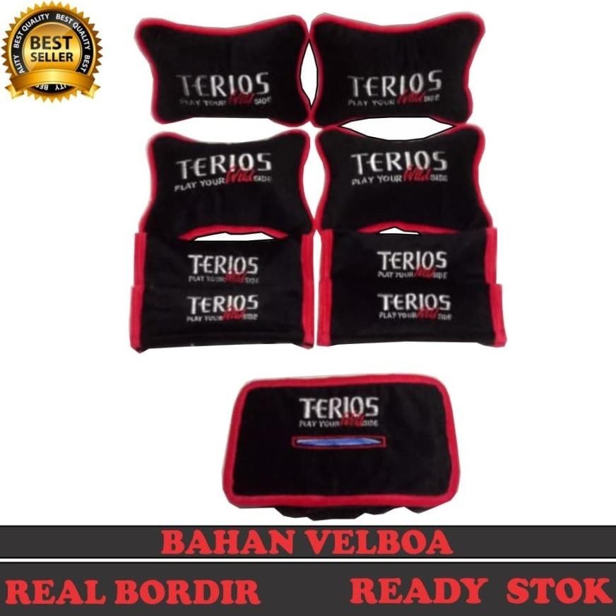 eg antal mobil custom all new terios deluxe headrest mobil aksesoris mobil interior kode 49472