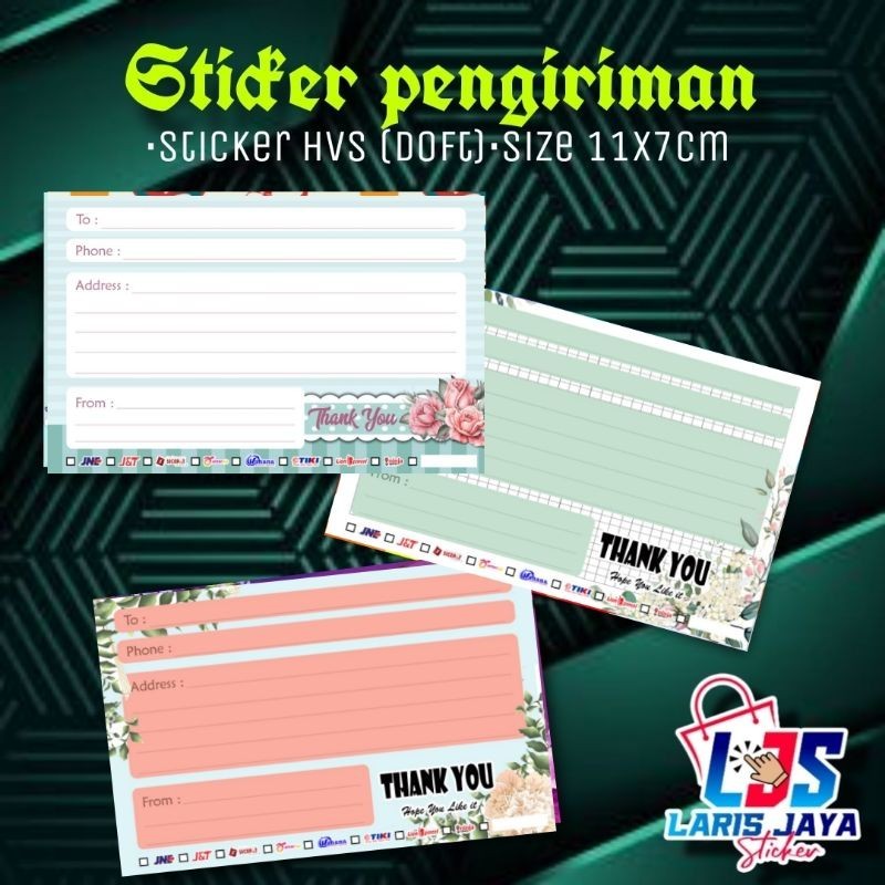 

(50 PCS) STIKER LABEL PENGIRIMAN OLSHOP/STIKER LABEL PENGIRIMAN ONLINE SHOP MURAH - 11