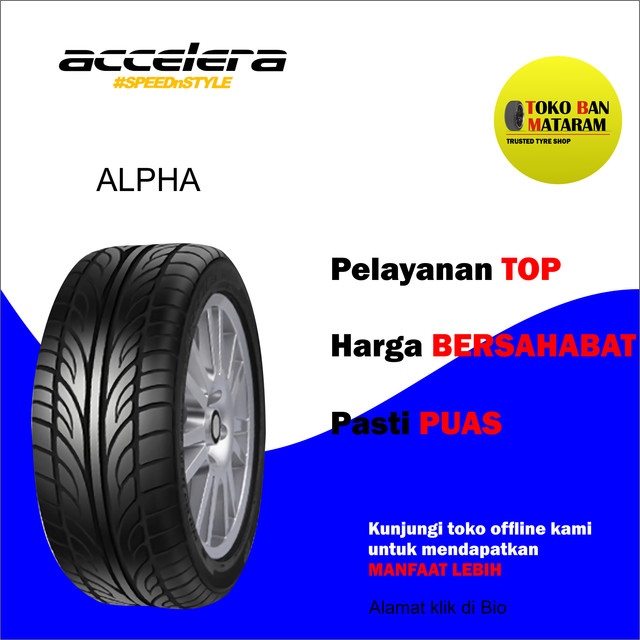 ban mobil Accelera 195/50R14 195/50 R14 19550 R14 19550R14 195/50/14 R14 R 14 alpha