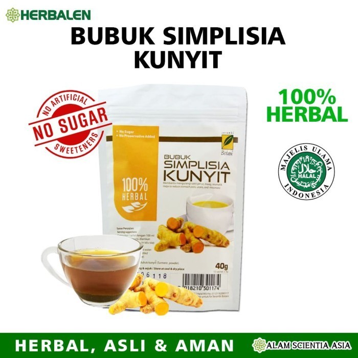 

MINUMAN BUBUK KUNYIT INSTAN 40GR / MINUMAN KUNYIT INSTAN / KUNYIT ASLI