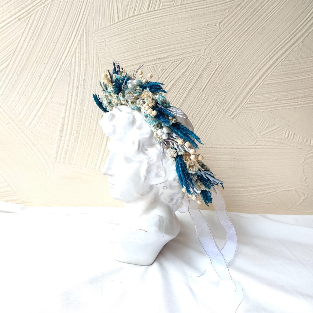 Mahkota Bunga / Flower Crown / Bunga Mahkota / Natural Flower Crown / Mahkota Bunga / Mahkota Pengan