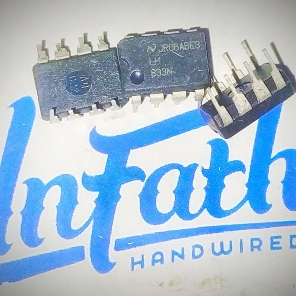 Part InFath - Original LM833N LM833 BEKAS Dual Audio Operational Amplifier