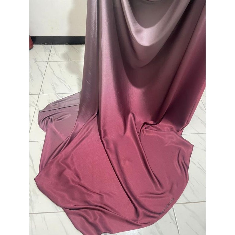 Bahan kain ARMANI SILK GRADASI,kain serat silk gradasi warna,kain viral seragam bridesmaid,kain dan 