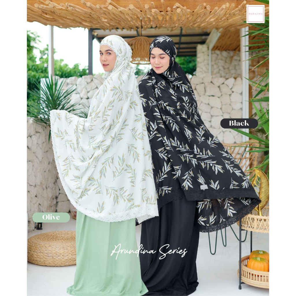 [SYAR'I MINERV] NEW Nakajima Mukena Katun Rayon-ARUNDINA