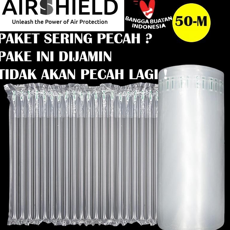 

Sale Inflatable Air Bubble Cushion Wrap AirShield 50m Tinggi Super Tebal Termurah