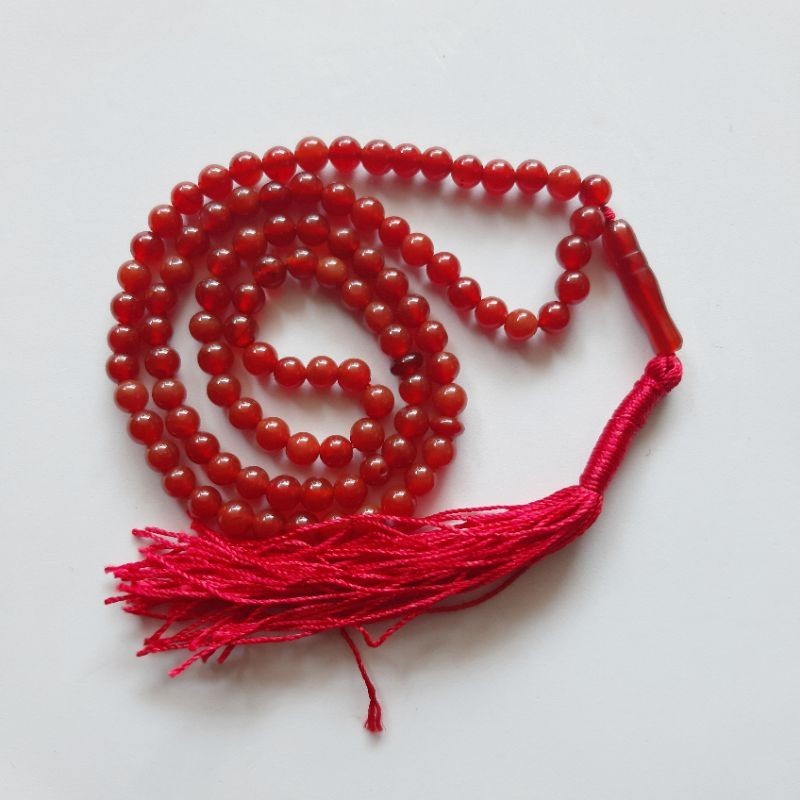 Tasbih Akik Merah