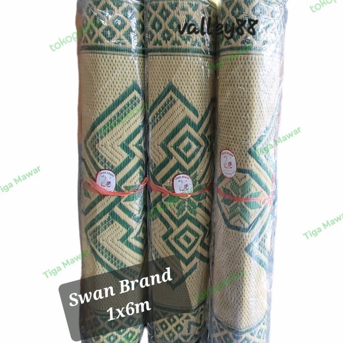 Konfli Tikat Swan Roll 1X6M/Tikar Swan Brand Asli/Tikar Gulung/Tikar Arisan