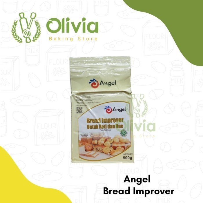 

HARGA DISKON Angel Bread Improver Pelembut Pengempuk Kue Super Soft 500 Gram