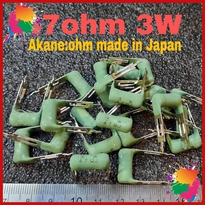 resistor 47ohm 3w 47 ohm 3watt original akane:ohm made in japan 2w [pjp]