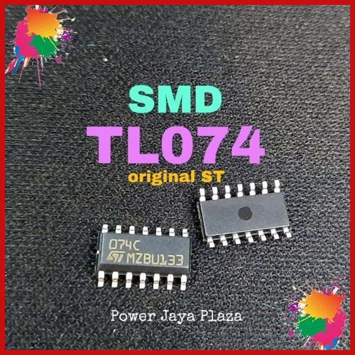 ic smd tl074c tl074 tl 074 original st asli [pjp]