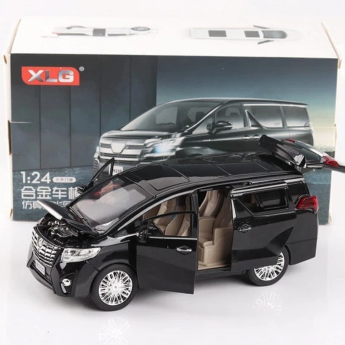 Flash Sale Mainan Diecast Xlg Toyota Alphard Hitam Terbaru