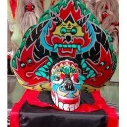 Diskon Besar Cod Barongan Jaranan / Barongan Anak Jaran Kepang / Caplokan Kayu Awet / Mainan Barong 