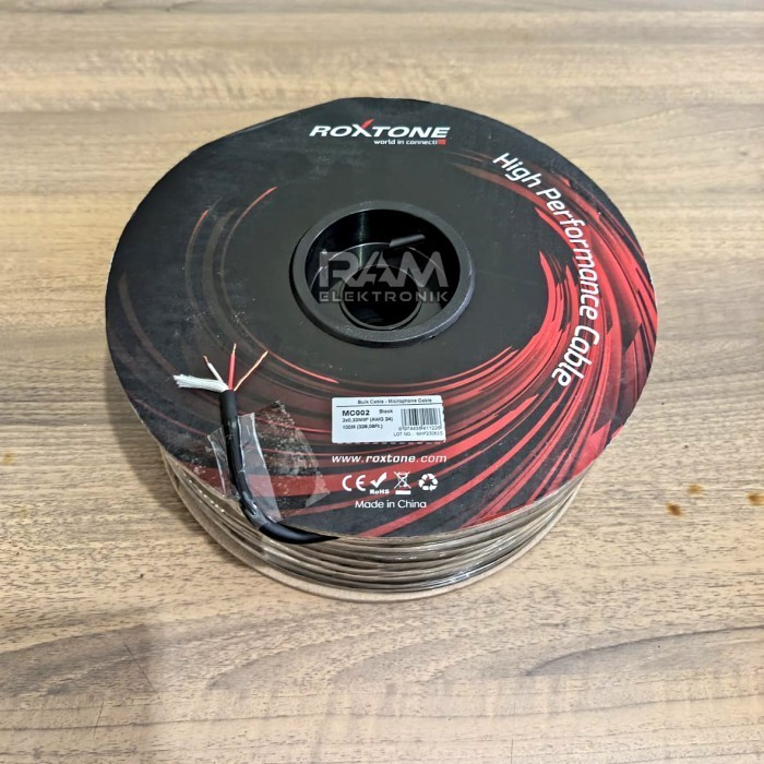 Kabel Cable Mic ROXTONE MC002 / MC 002 / MC002L1000 Original 1 Roll