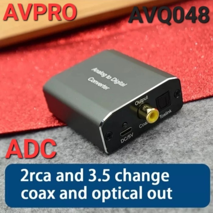 AVPRO AVQ048 Analog to Digital Audio Converter ADC