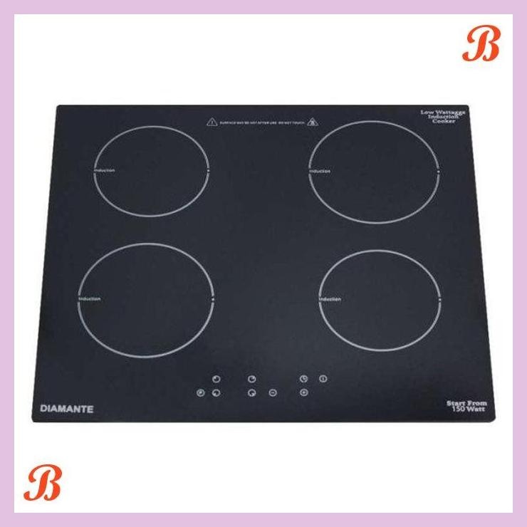 Kompor Tanam Induksi DIAMANTE VEGA 64|LG - 4 Burner, Power Lock & Boost Power