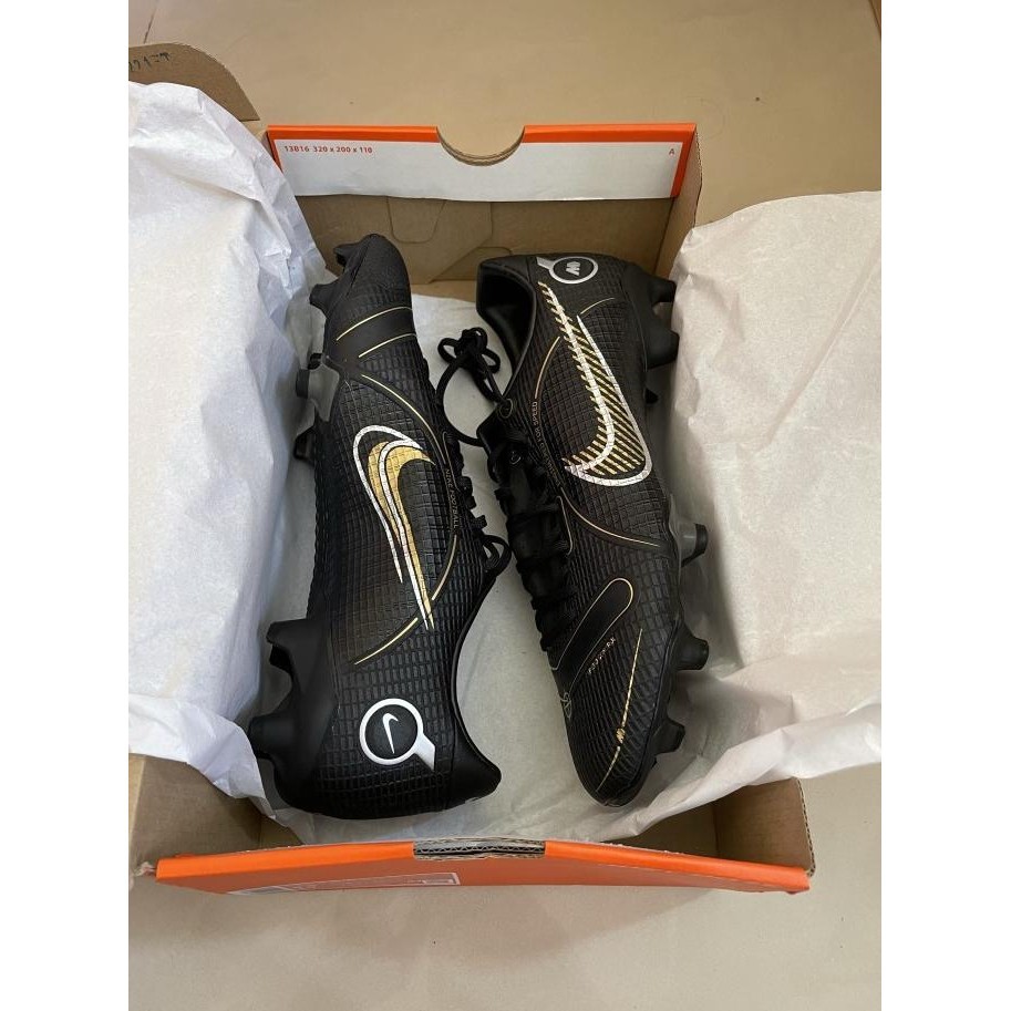 Sepatu Sepakbola Nike Mercurial Pavor Academy 14 FG / MG Black Gold