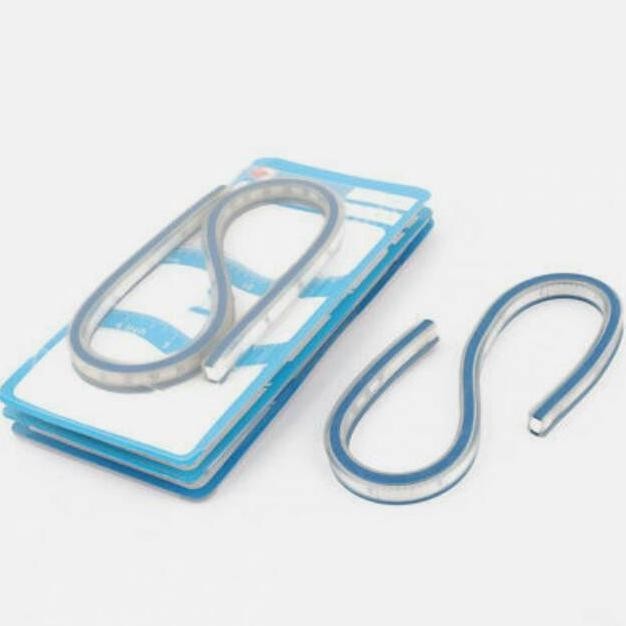 

MEGA Flexible Curve Ruler CT 50 - Penggaris Jahit Pola Lengkung Flexible - Penggaris Jahit Lentur