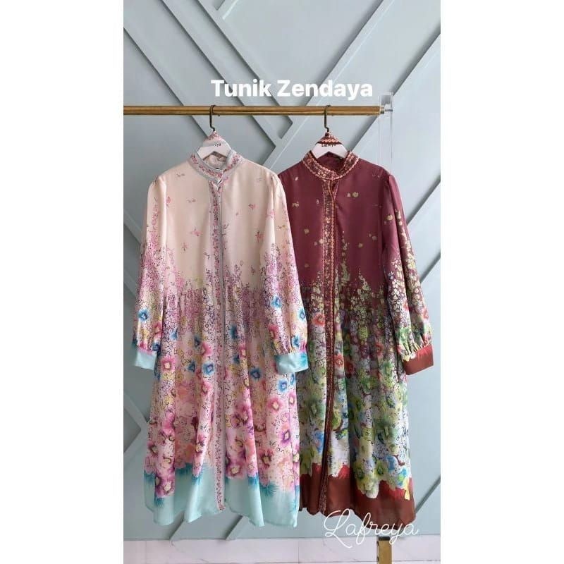 TUNIK ZENDAYA LFY LAFREYA ORIGINAL GAMIS TUNIK ORIGINAL