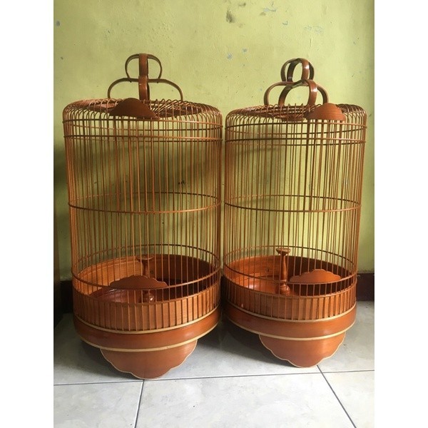 PROMO KANDANG Sangkar Branjangan Sabuk Bambu D38