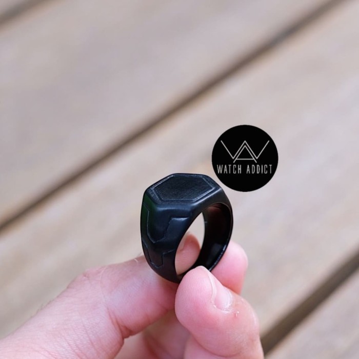 Cincin - Cincin Pria / Cowok / Titanium Ring / Kotak / Hitam