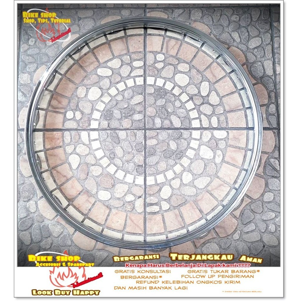 RIMS VELG ARAYA 26 BESI 36H warna CHROME Sepeda MTB BMX
