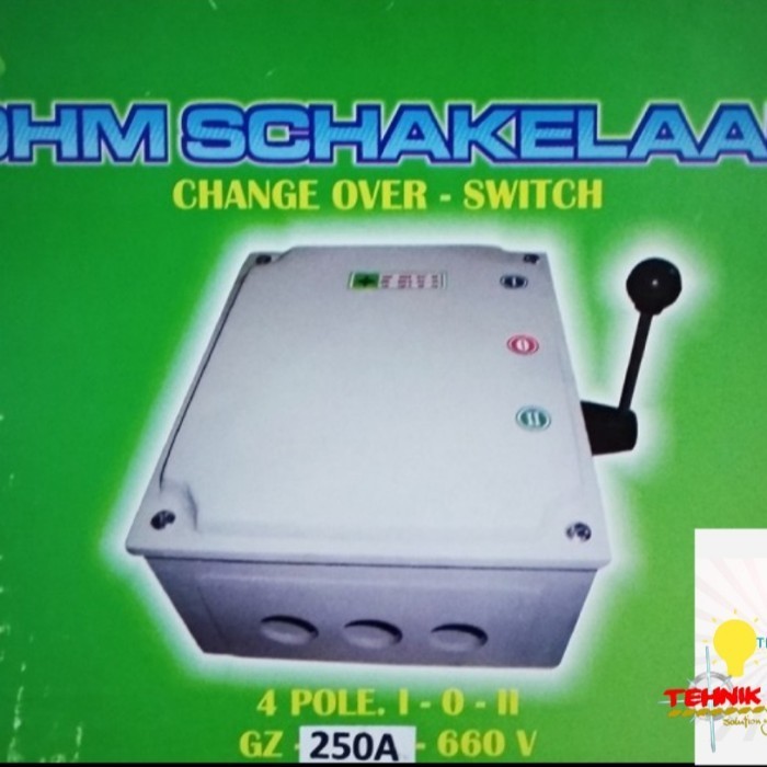 Ohm Saklar Nk 250A / Change Over Switch Cos Nk Termurah