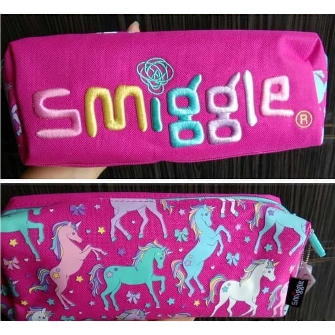 

Smiggle Twin Zip Pencil Case Unicorn - Tempat Pensil Soft Cas Smiggle