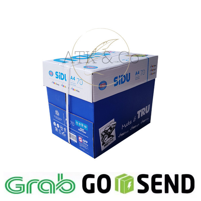 

JUAL Kertas HVS A4 70gr Sinar Dunia 1 Dus - Khusus Gosend