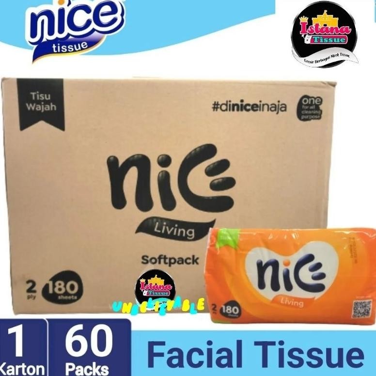 Tissue NICE 180 Sheet (1 KARTON)