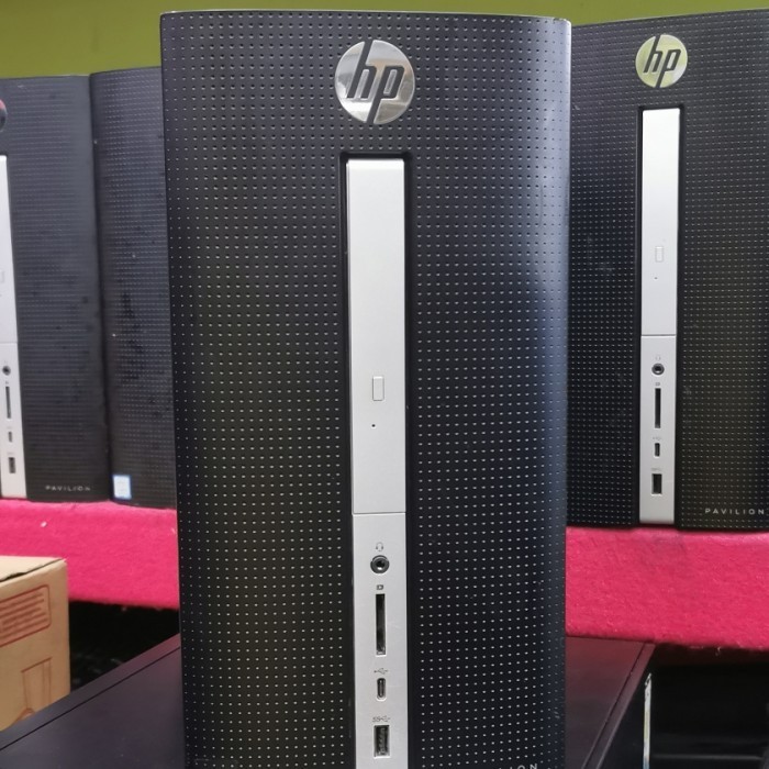 READY KOMPUTER BEKAS BUILDUP BRANDED HP PAVILION CORE I3 7100 RAM 8GB