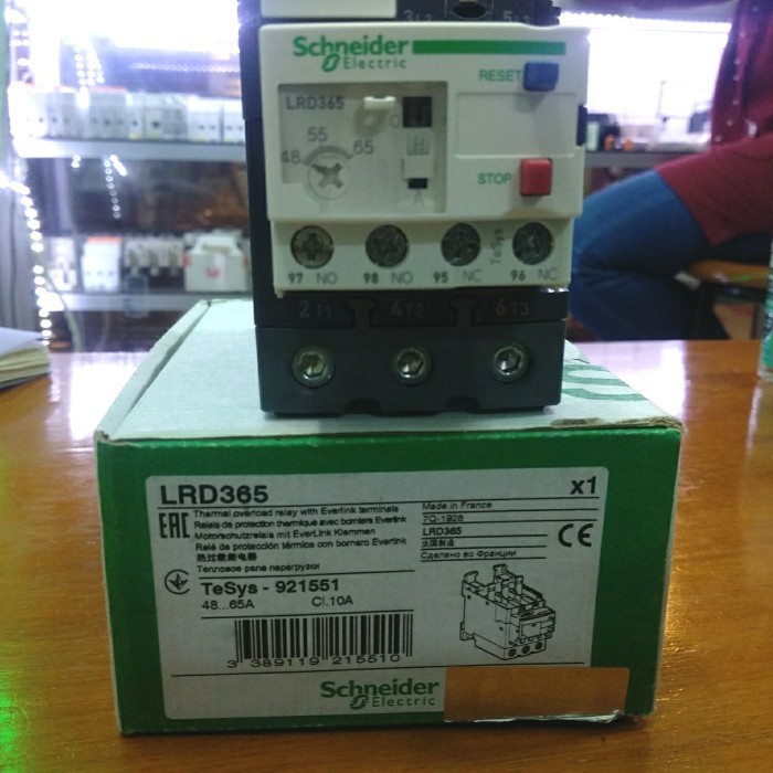 READY Thermal Overload Relay Schneider LRD365 LRD 365