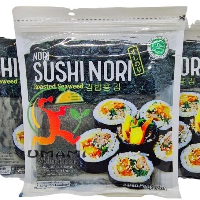 

Murah Java Sushi Nori 50 Lembar - Rumput Laut Kering 50 Lembar Halal AS23