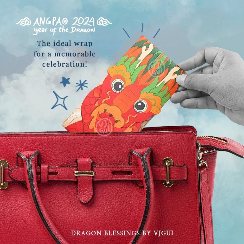 

Terlaris Angpao Imlek 2024 Dragon Angpau Naga Amplop Cny Sincia Promo