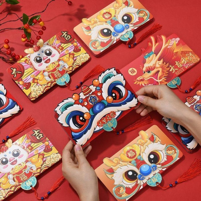 

PRODUK TERBARU! Angpao Deret Susun Imlek Naga 2024 Deret 6 Tahun Naga