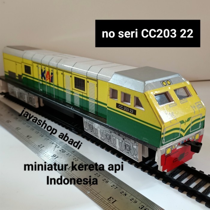 miniatur kereta api Indonesia cc203 22