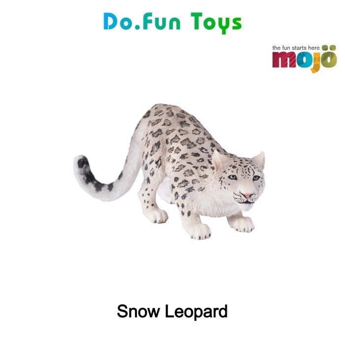 Snow Leopard Animal Figure / Miniatur Macan Tutul Salju by MOJO