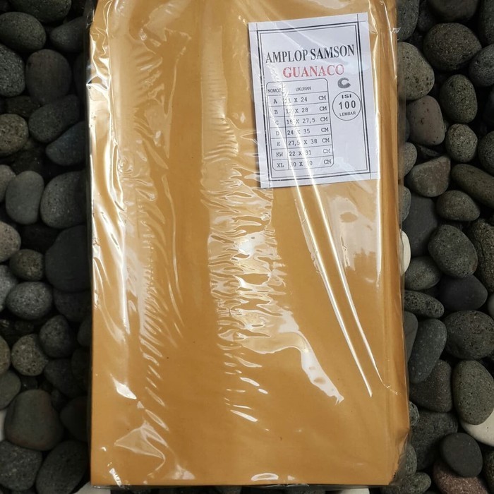 

BRG BARU Amplop coklat / samson guanaco C ( setengah folio ) 18x27.5cm