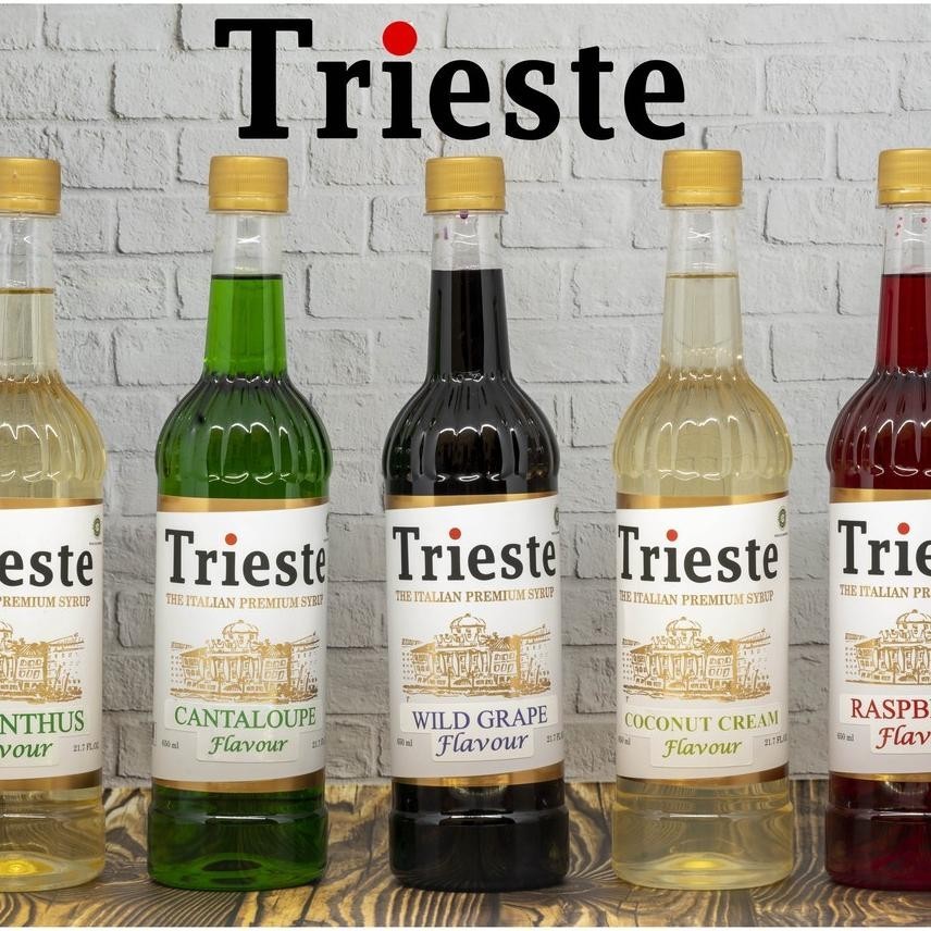 

Trieste Syrup / Sirup Rasa Lychee / Strawberry / Kiwi / Peach / Raspberry / Cherry / Blue Curacao