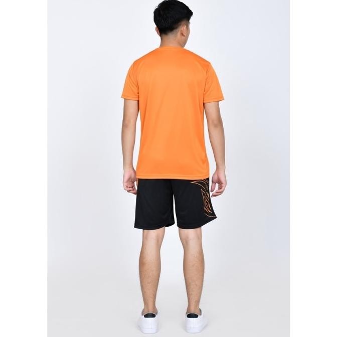 Celana Pendek Olahraga Pria Bahan Dry-Fit Nb01 Motif Api | Edionis