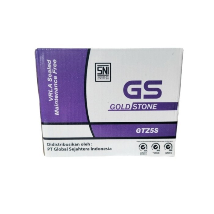 Aki Motor HONDA Supra X 125 Accu Kering MF GTZ5S