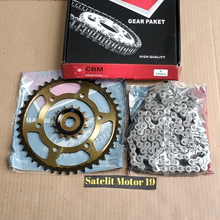 BEBAS ONGKIR - Ger gear gir set paket YAMAHA R25 R 25 14T-43T/520H-112L
