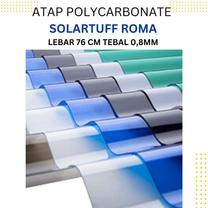 <<<<<] atap polycarbonate solartuff roma - 1,8 M