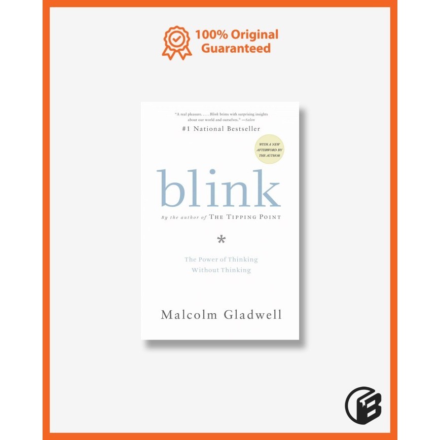 Terlaris Buku Import Blink by Malcolm Gladwell (Original Mass Paperback) SALE