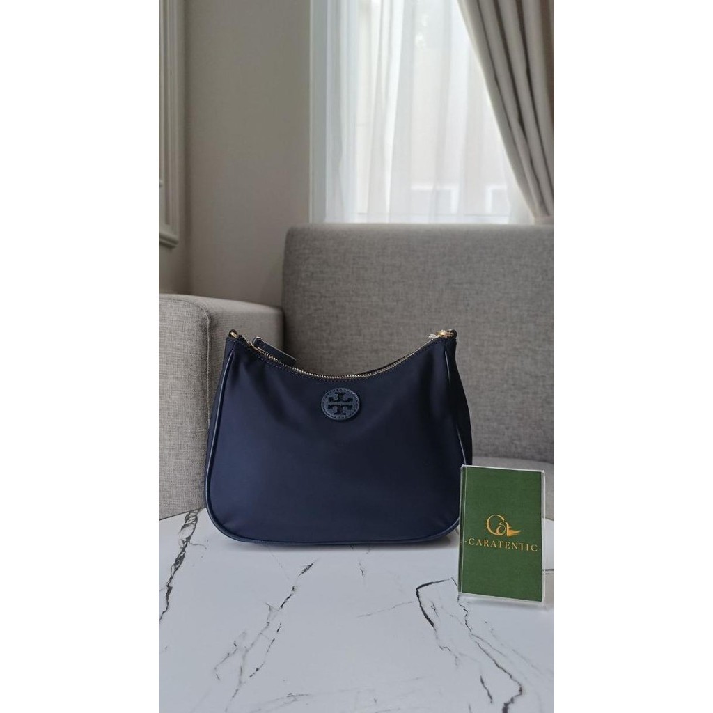 Tas Selempang Wanita Tory Burch  Nylon Web Crossbody Nilon Indrasarijaya_